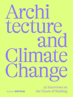 cover image of Architecture and Climate Change